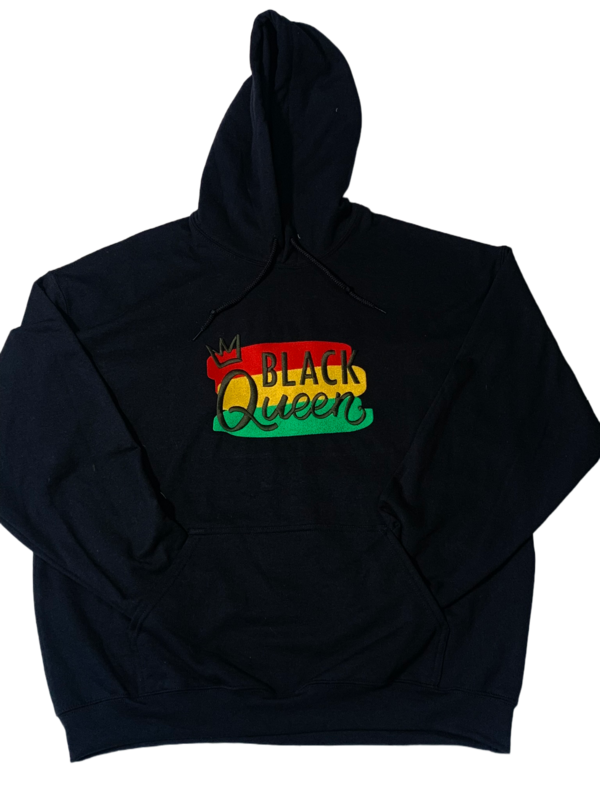 Black Queen Hoodie Embroidery