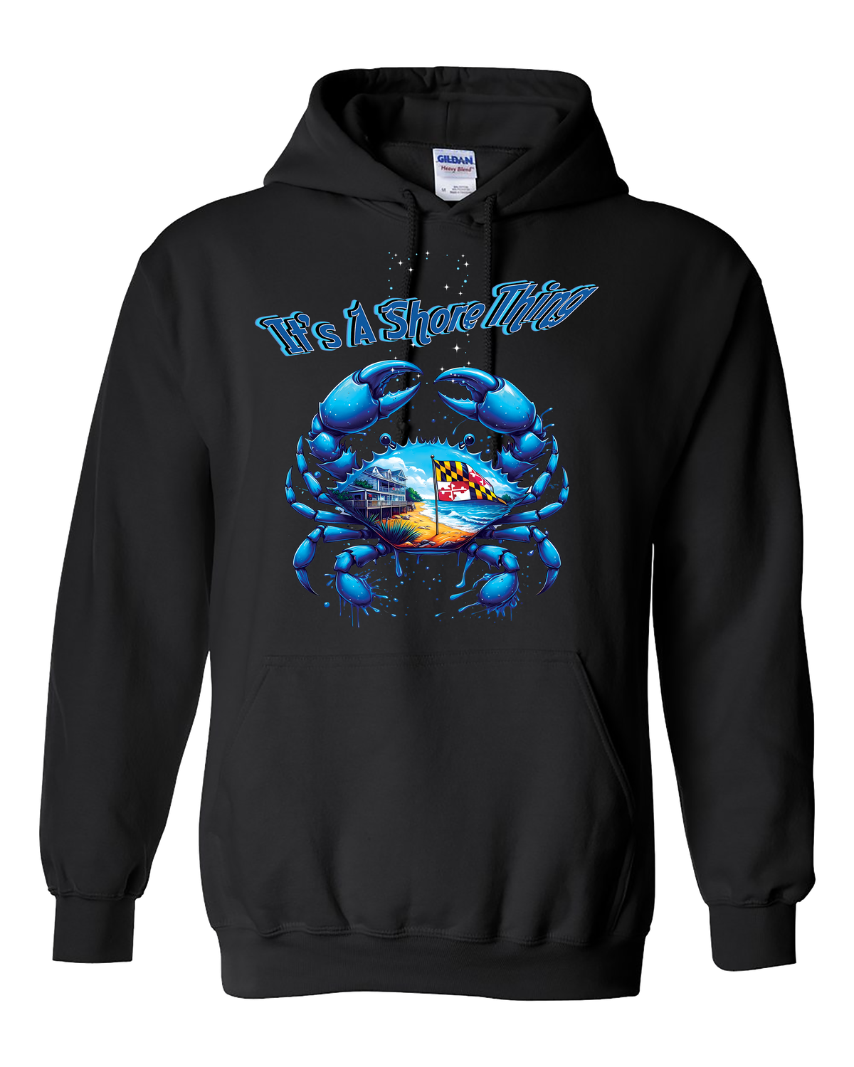 IT&#39;S A SHORE THING HOODIE, Color: Black