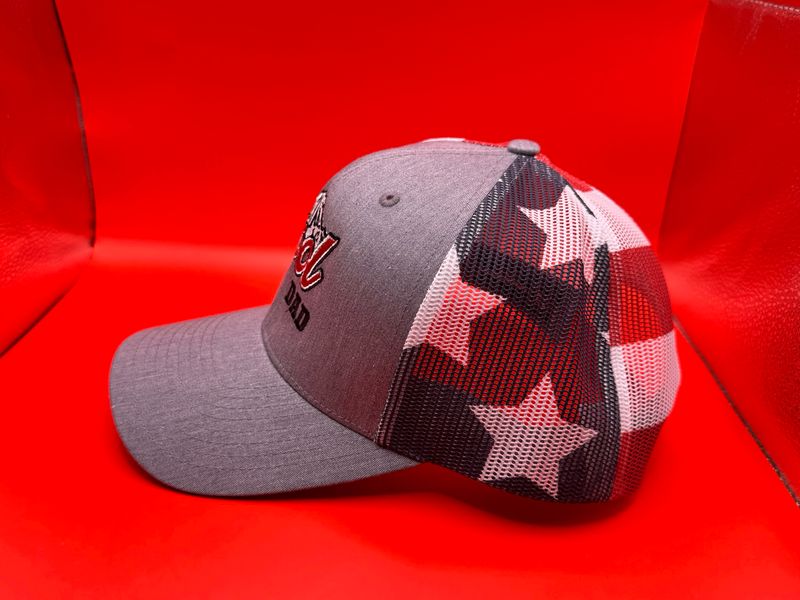 THE Cool DAD Star Mesh Trucker Hat – Richardson 112 | Patriotic Gray Snapback