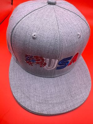 USA Crab Snapback Hat – Patriotic Embroidered Flat Bill Cap
