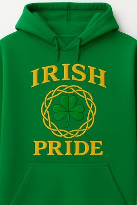 Irish Pride Shamrock Hoodie