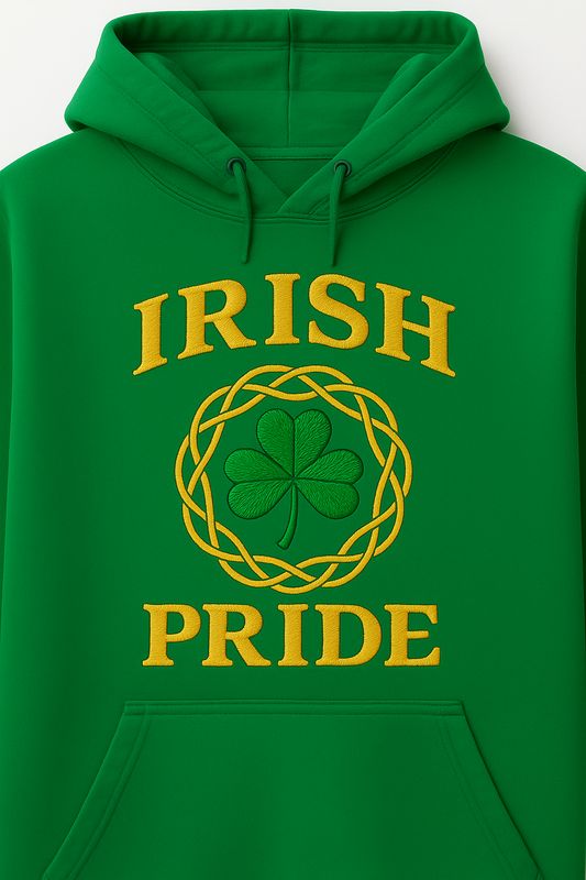 Irish Pride Shamrock Hoodie