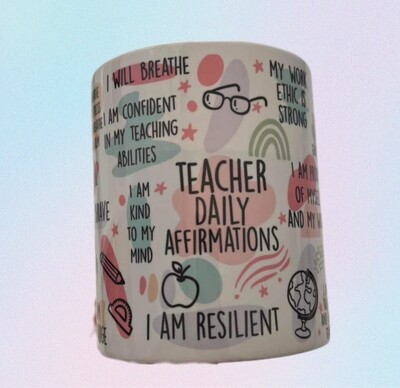 Teacher affirmation mug