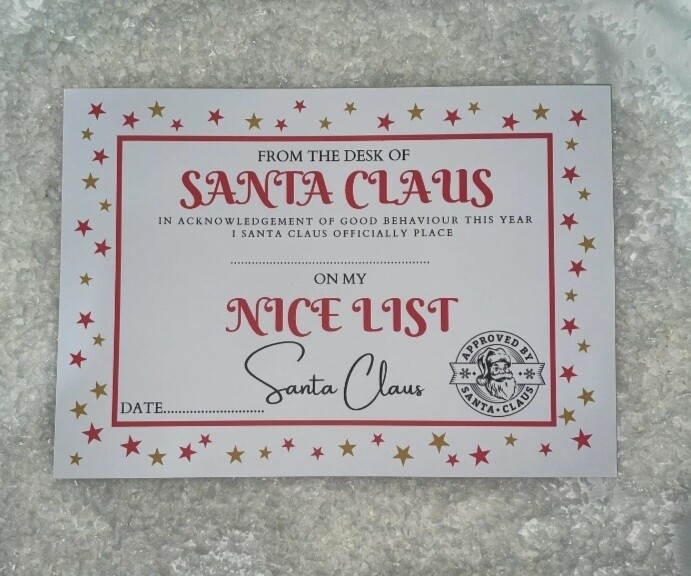 Santa nice list