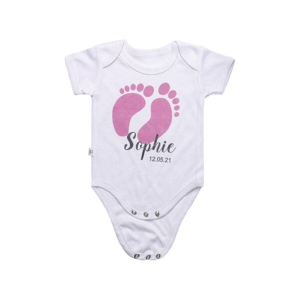 Personalised baby vest
