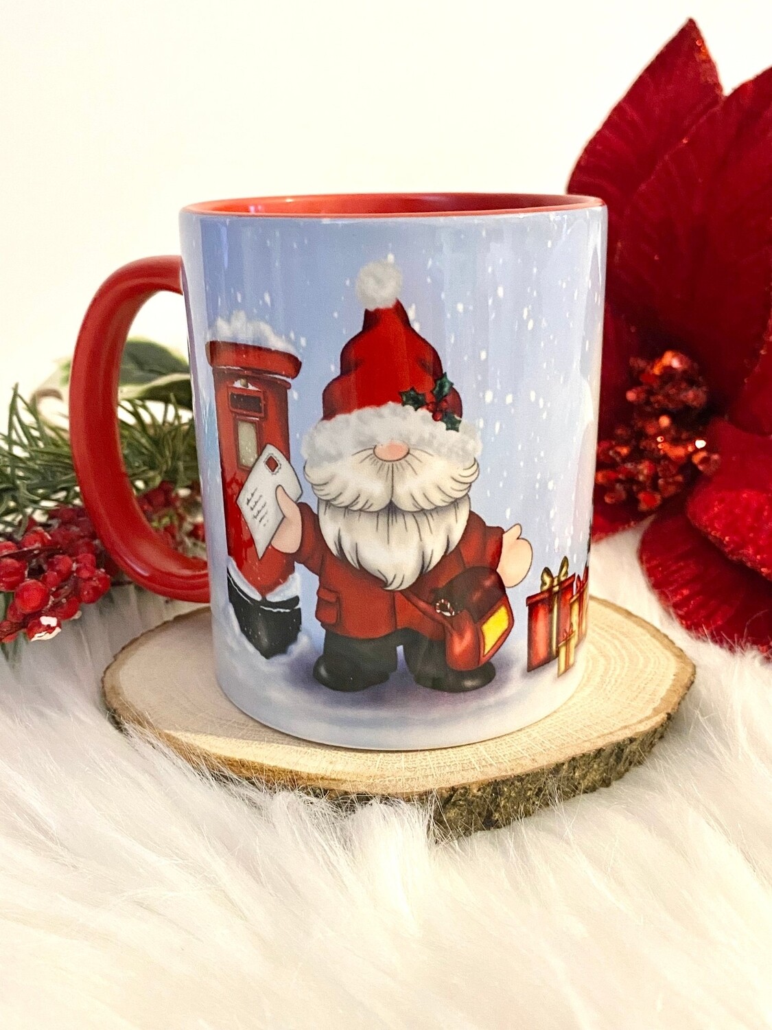 Christmas gonk mug
