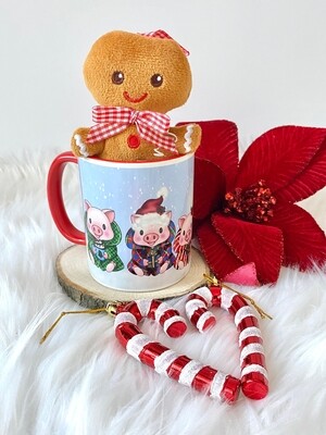 Pigs in blankets xmas mug