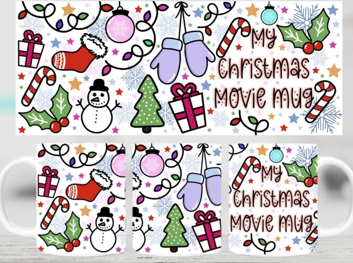 Christmas movie mug