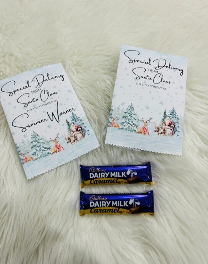MINI Christmas treat bags