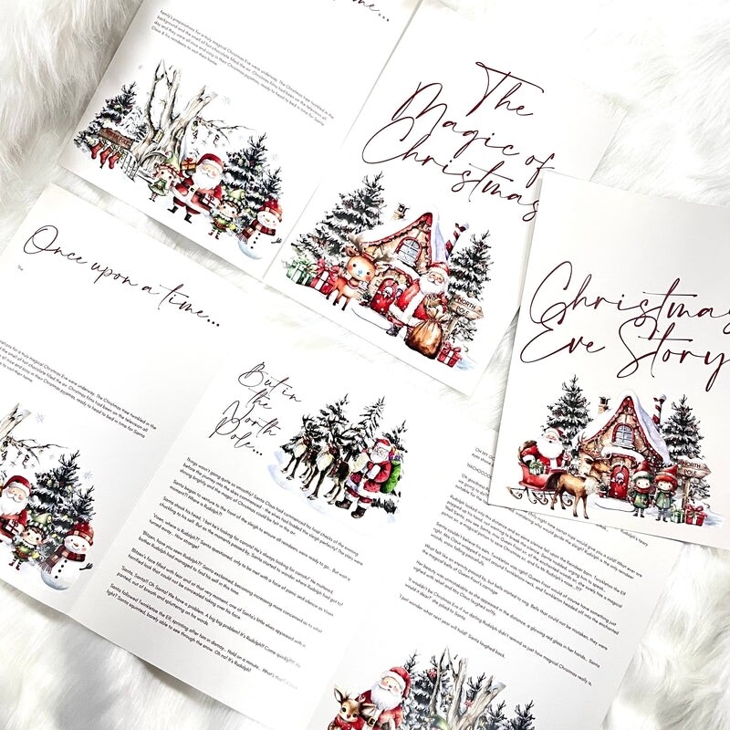 Christmas Eve story booklet