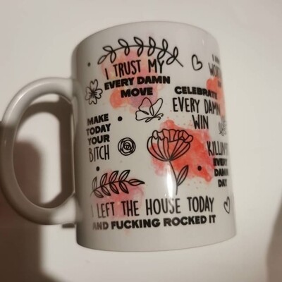Swear affirmations mug