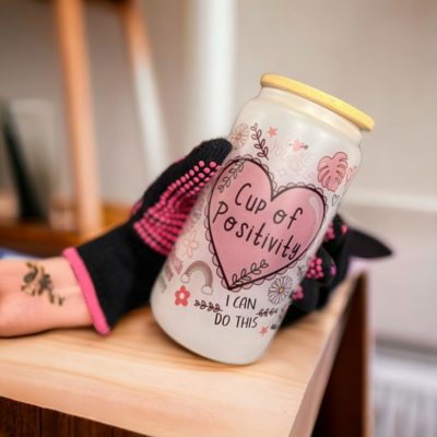 Cup of Positivity bamboo cup