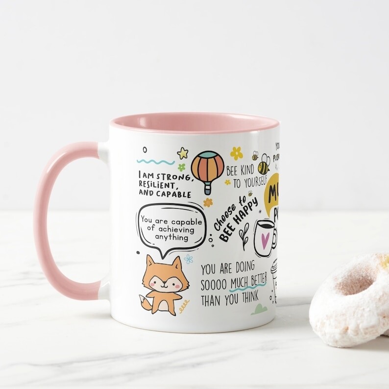 mug of positivi tea
