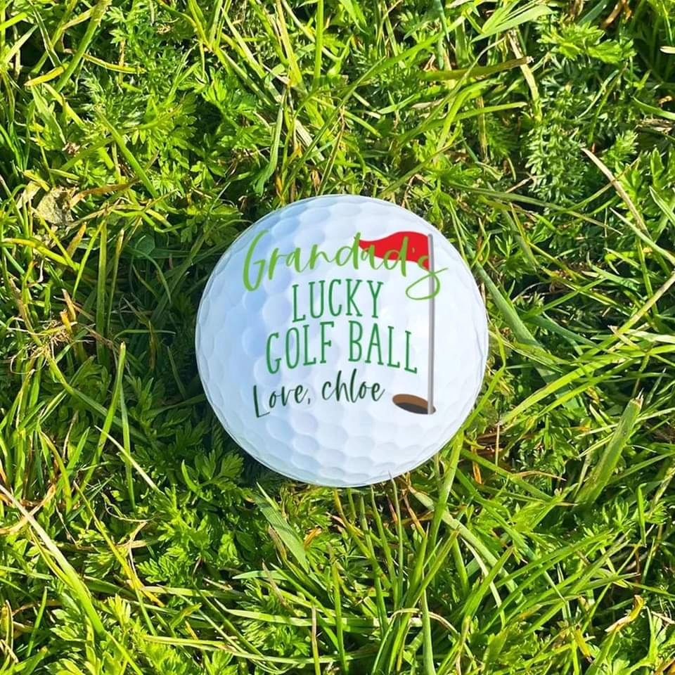 Personalised Lucky Golf Golf Ball