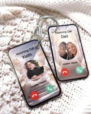 Phone call fob/keyring keepsake