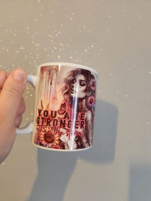 Stronger than you think storm mug