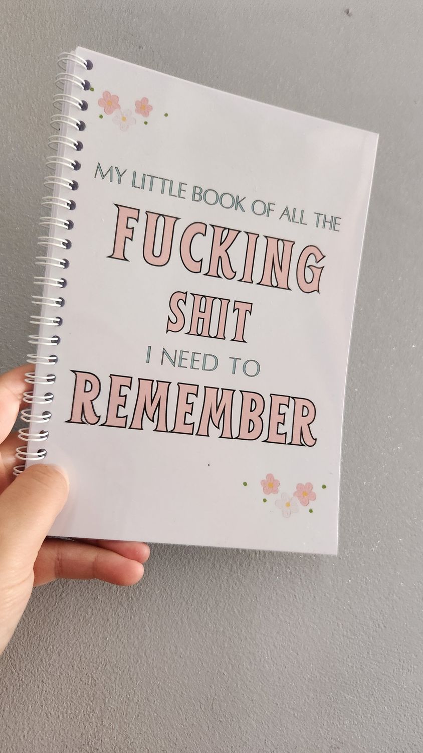 Things I need to remember book