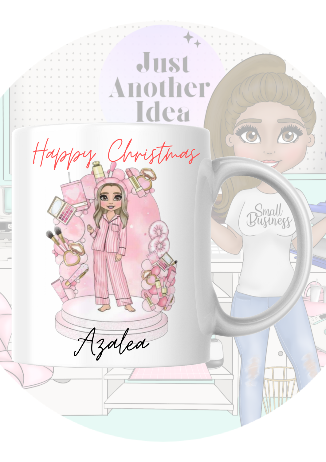Make up pjs mug