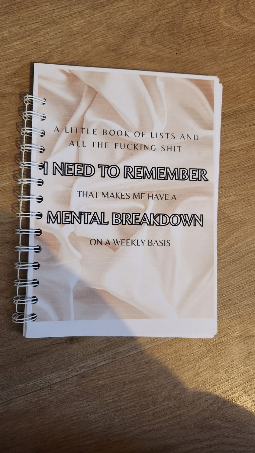Book of lists and things to remember