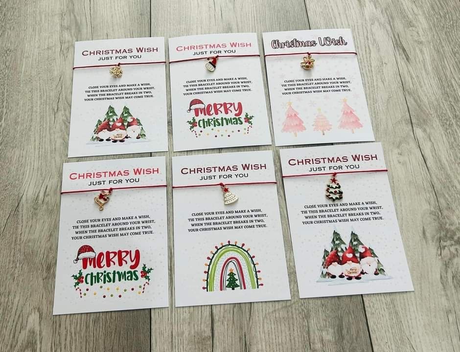 Christmas wish bracelet