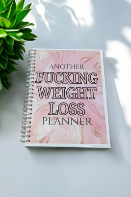 Sweary weight loss tracker journal