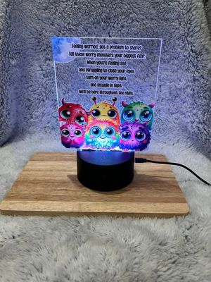 LED UV PRINTED Monters light