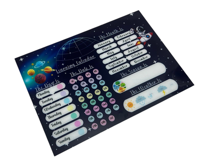 Space Learning Calendar-  Acrylic 