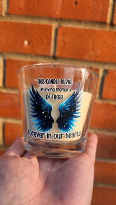Forever in our hearts candle