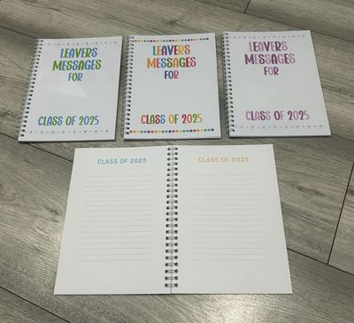 School leavers messages Book