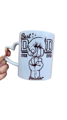 Best Dad Fist Mug Personalised 
