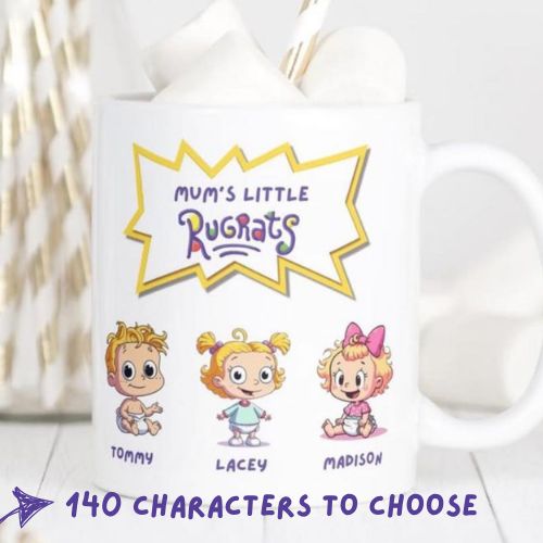 Custom Rug Rats mug