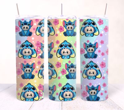 Labubu stitch rainbow