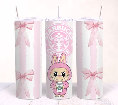 Pink bow starbucks