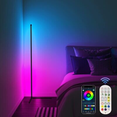 LED Corner Wall RGB Lamp, Minimalist LED Lamp Tuya APP controlled