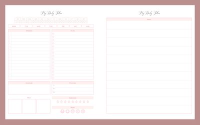 Daily Planner - Jan Sample