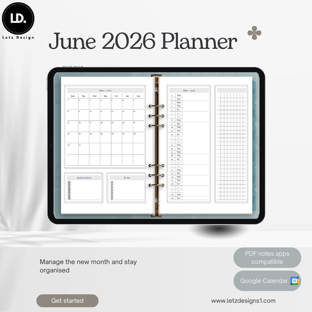 June 2026 Planner