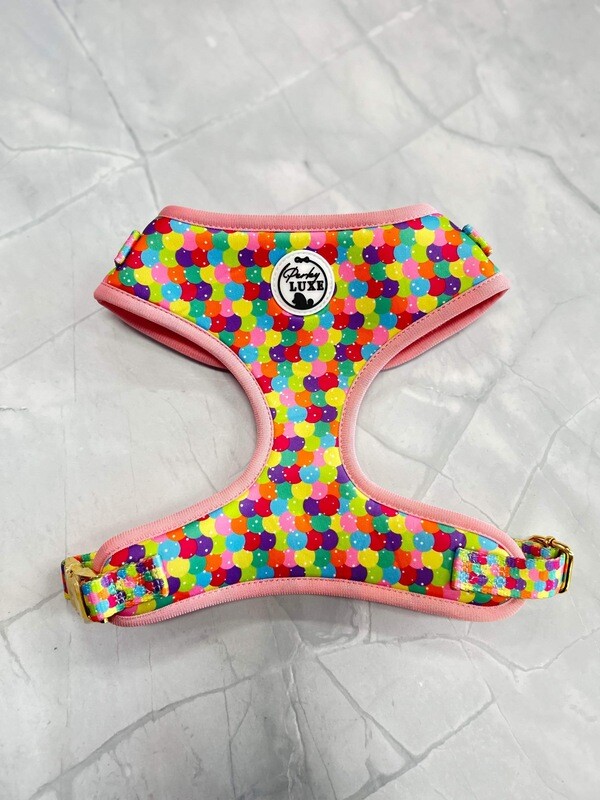 Pink Confetti Adjustable Harness