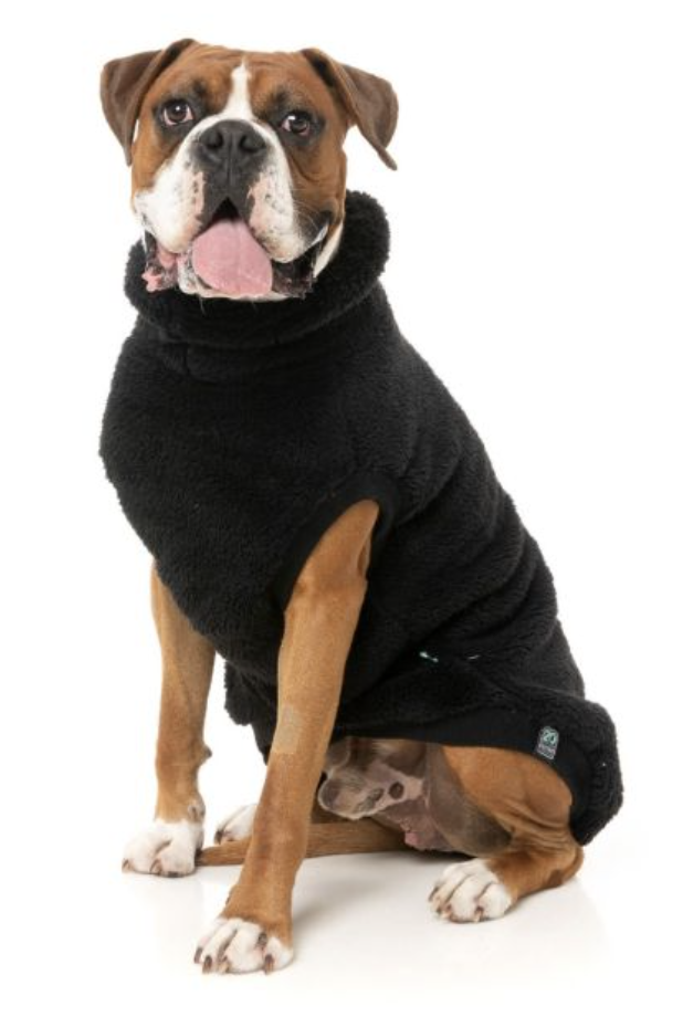 Turtle Teddy Sweater - Black