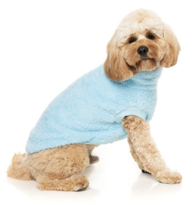 Turtle Teddy Sweater - Blue