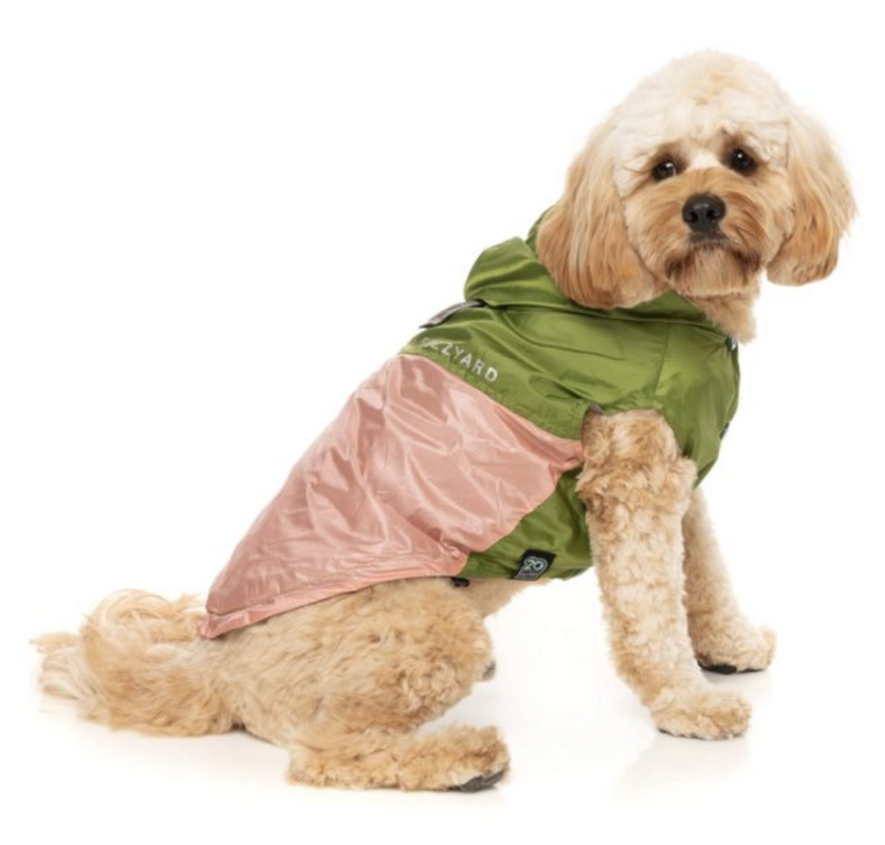 Ormond Raincoat - Olive/Pink