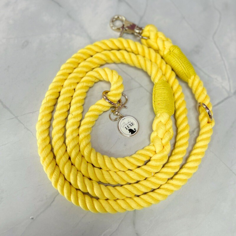Rope Lead - Yellow