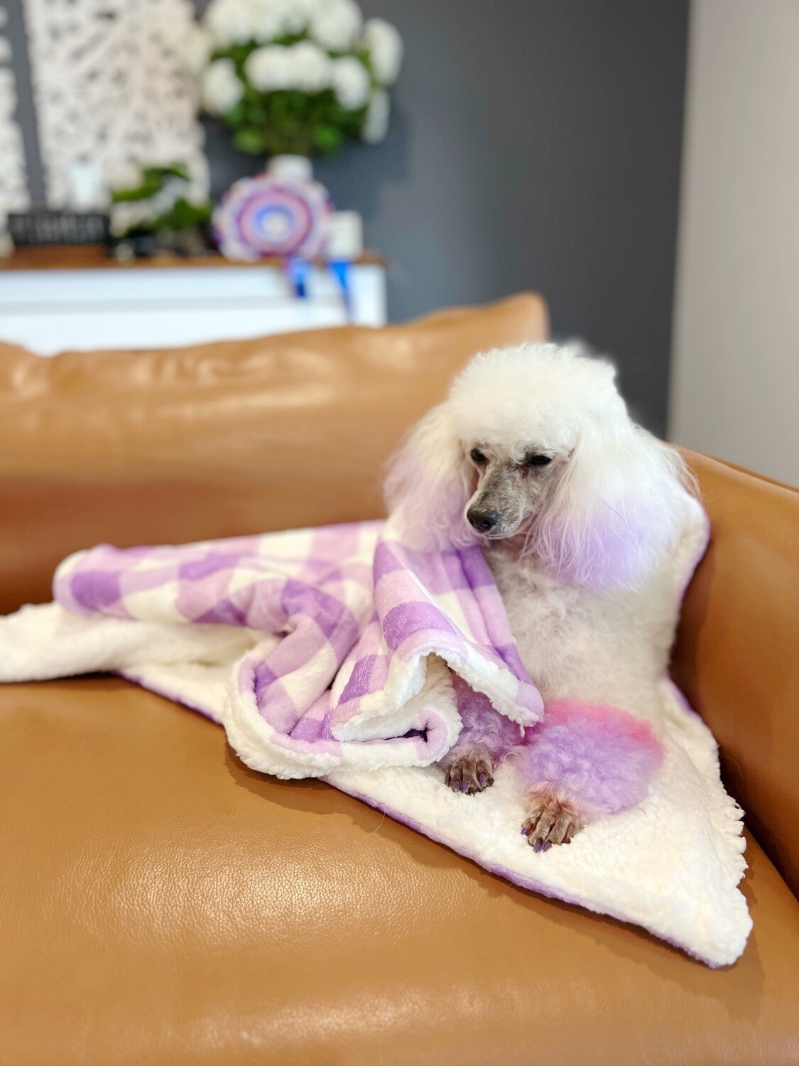 Blanket - Lilac Gingham