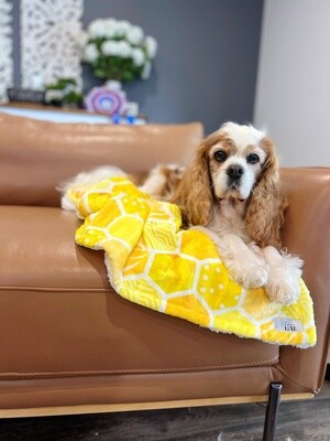 Blanket - Yellow Honeycomb