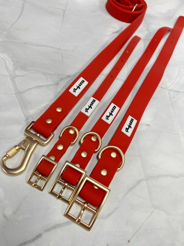 Burnt Red Waterproof Collar