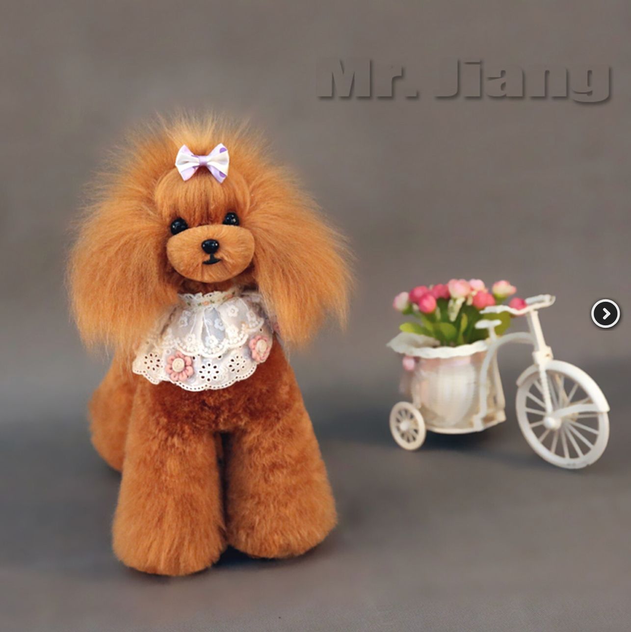 Mr Jiang Teddy Bear Full Body Coat - Red