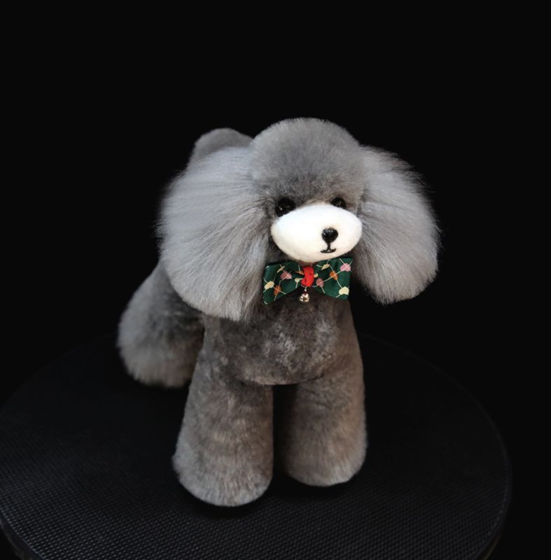 Mr Jiang Teddy Bear Full Body Coat - Grey, White Mouth
