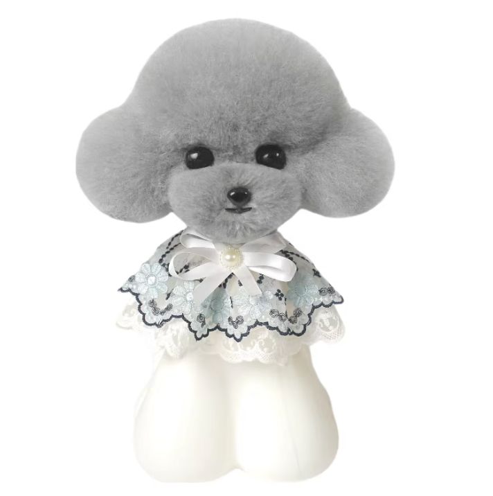 Mr Jiang Teddy Bear Head Hair - Gray