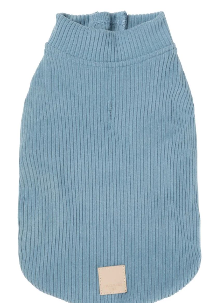 Life Ribbed Sweater French Blue