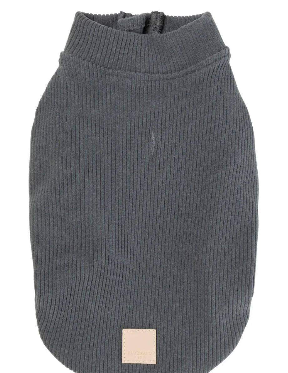 Life Ribbed Sweater Slate Grey