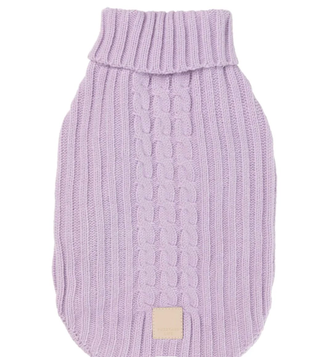 Life Knitted Sweater Lilac